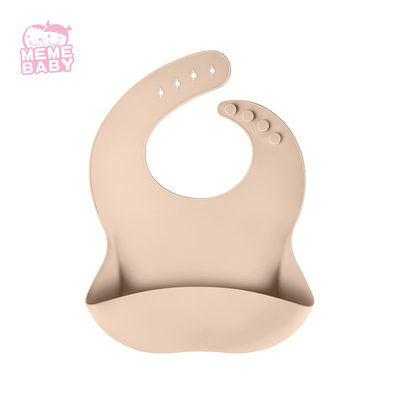 OEM Silicone Food Catching Bib Big Capacity Infants Tablewares