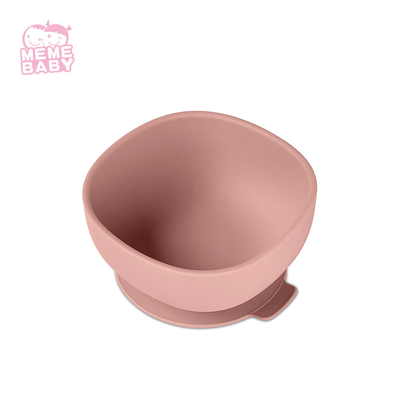 Silicone Baby Bowl Set Suction Non Slip Learning Weaning Easy To Clean