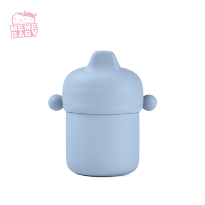 Lightweight CPC Approval Silicone Reusable Cups Sippy Spout Cup For Toddlers