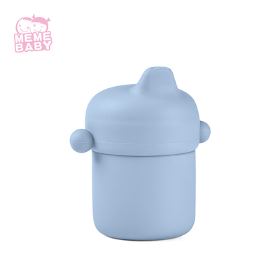 Lightweight CPC Approval Silicone Reusable Cups Sippy Spout Cup For Toddlers