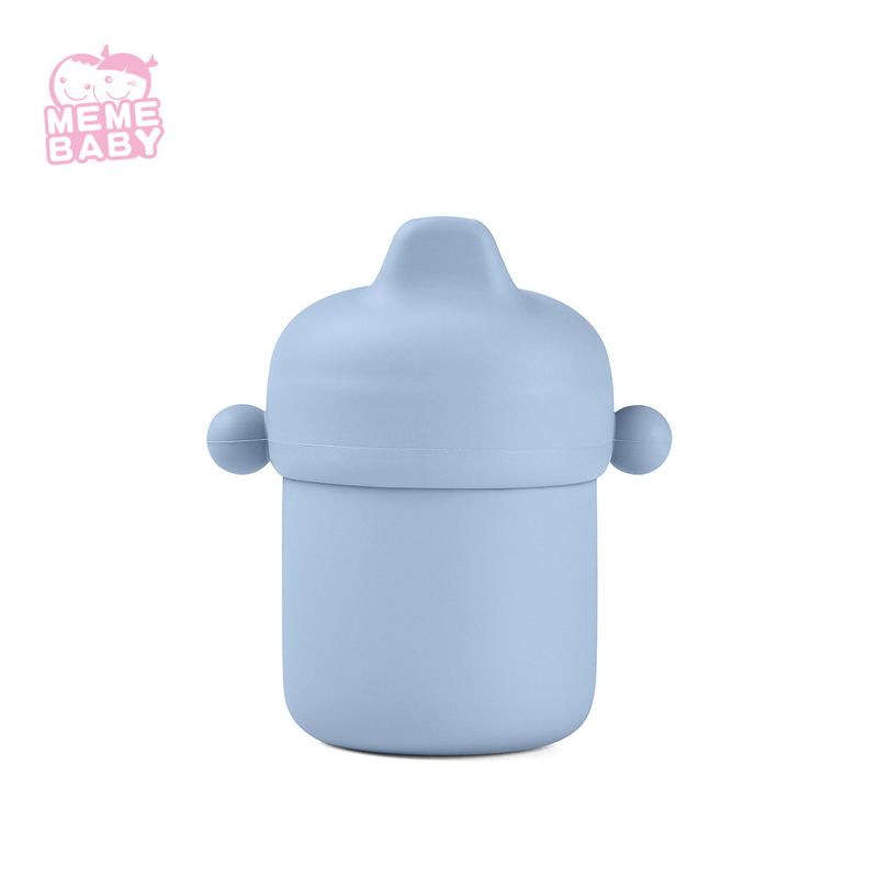 Lightweight CPC Approval Silicone Reusable Cups Sippy Spout Cup For Toddlers