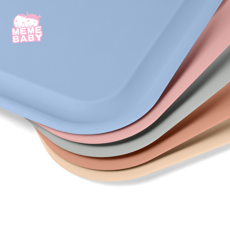 BPA Free Water Repellent Silicone Non Slip Table Mat Baby Dinnerware